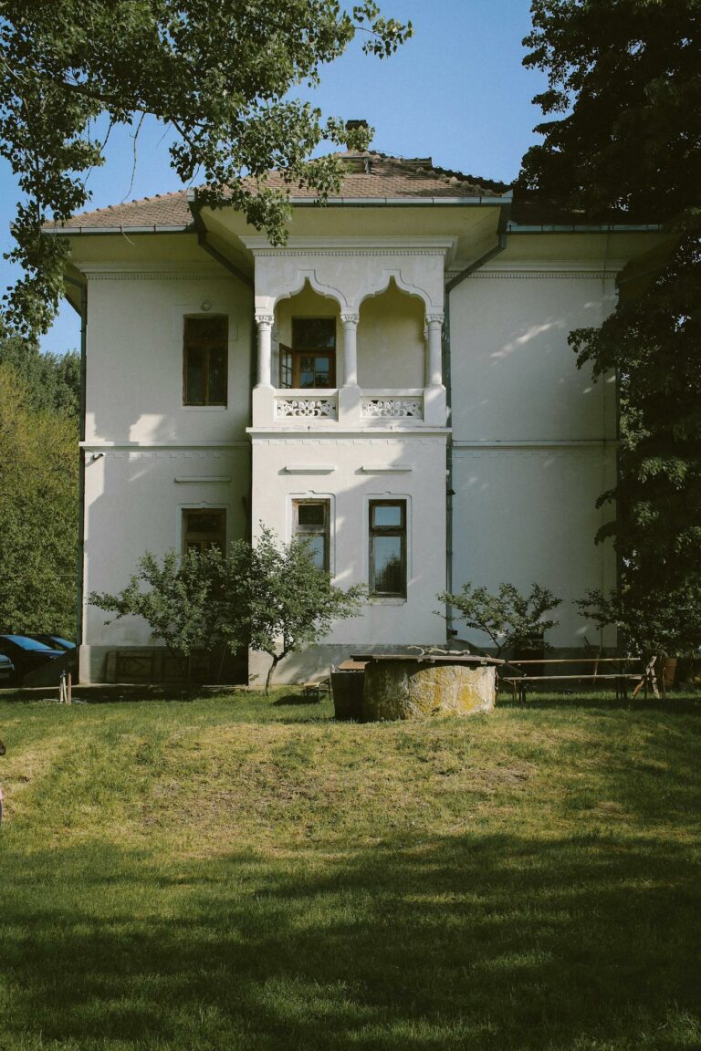 White Concrete House